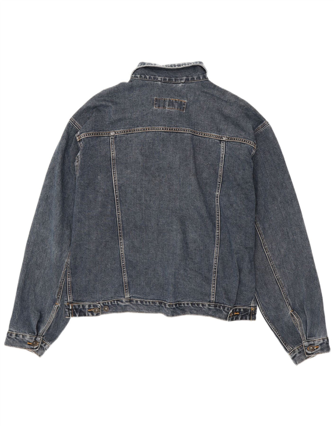 Giacca di jeans da uomo OLD NAVY UK 40 grande cotone blu navy