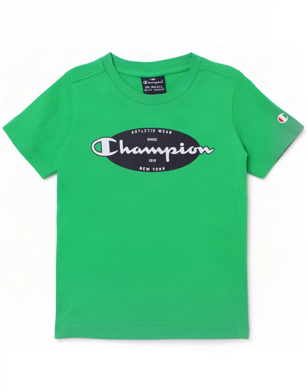 Maglietta grafica Champion da bambino, 3-4 anni, 2XS Verde