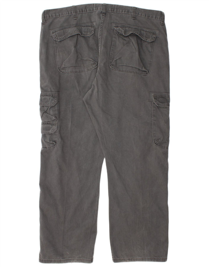 Pantaloni cargo dritti da uomo WRANGLER W42 L30 cotone grigio