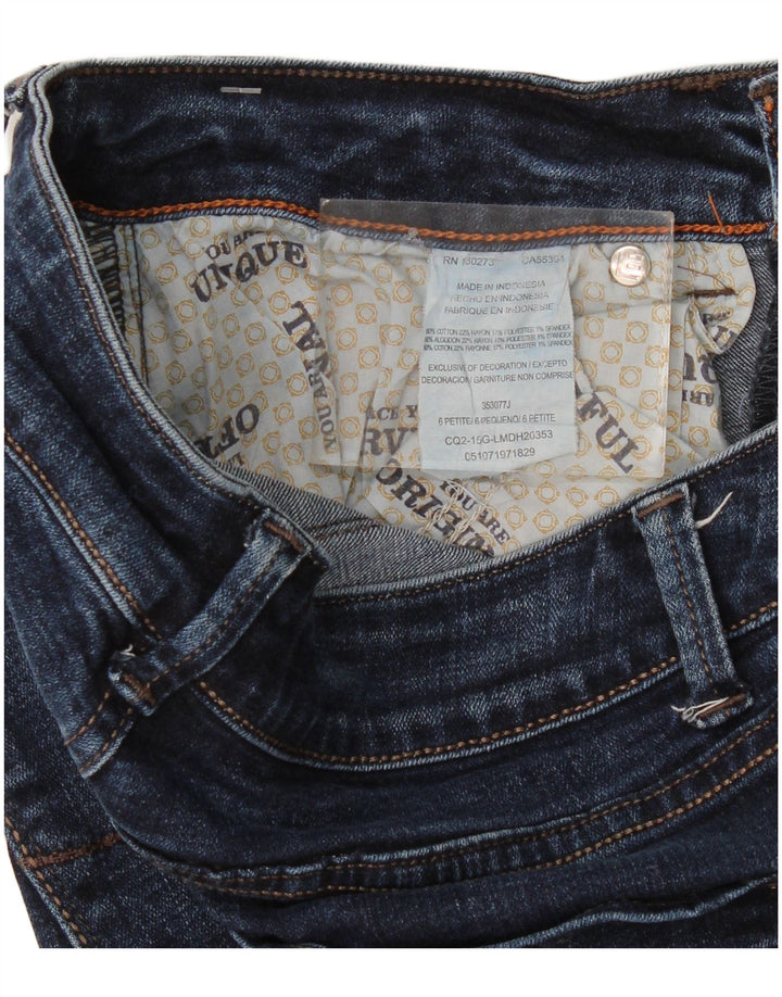 Jeans Lee da donna curvy fit a vita moderna bootcut US 6 medio W28 L29 blu