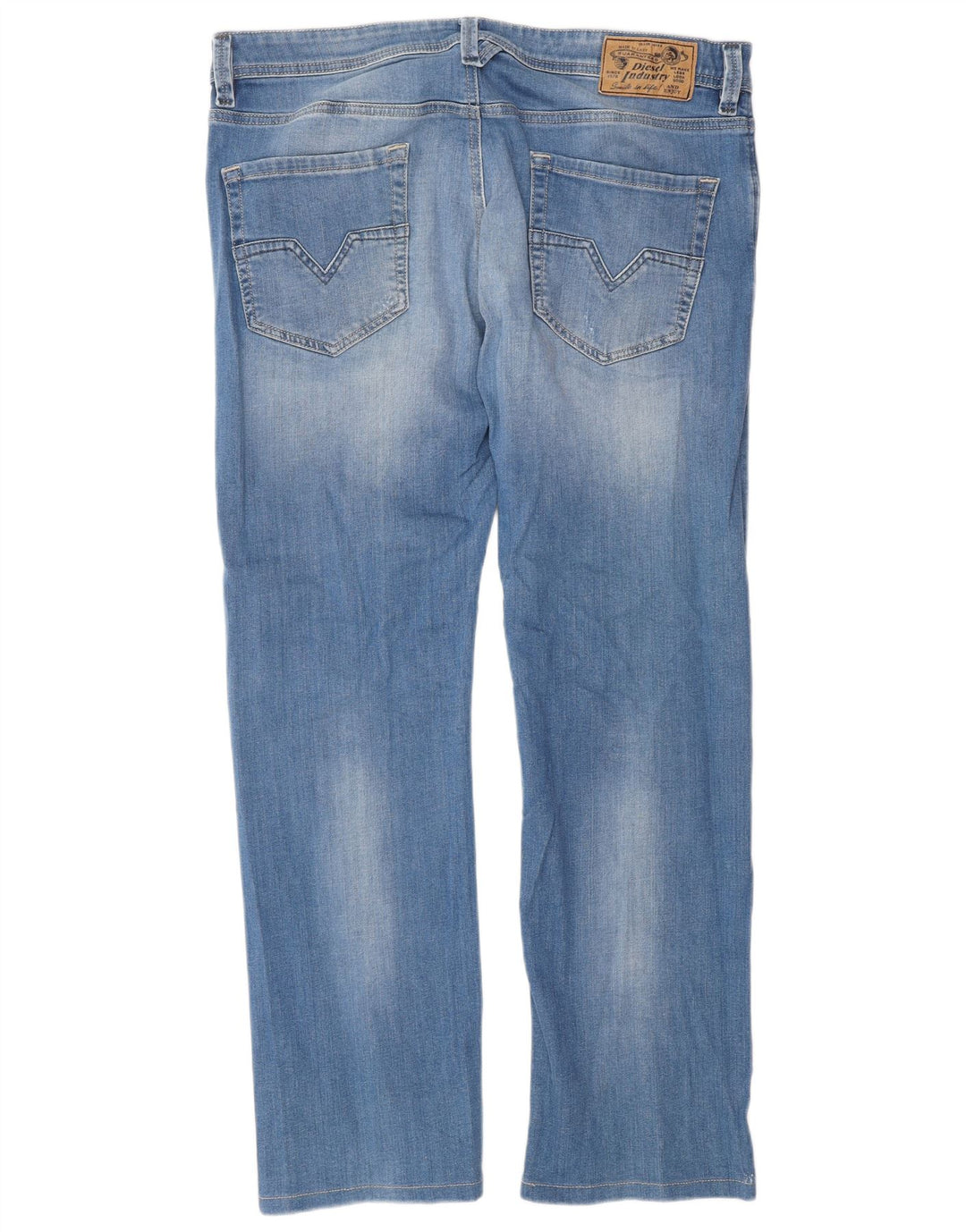 Jeans dritti da uomo DIESEL W34 L30 cotone blu