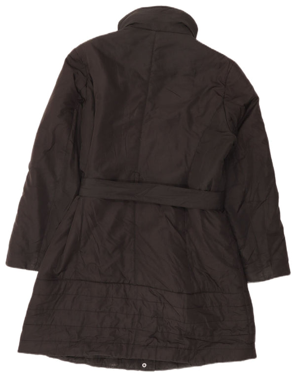 Soprabito trapuntato da donna M&Co UK 14 grande nero