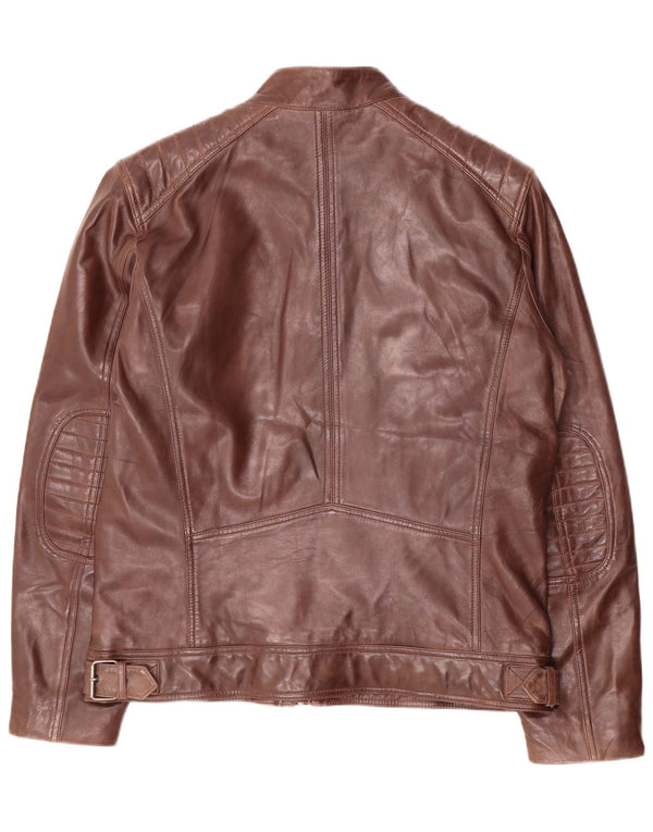 Giacca In Pelle Uomo Conbipel IT 52 Large Marrone