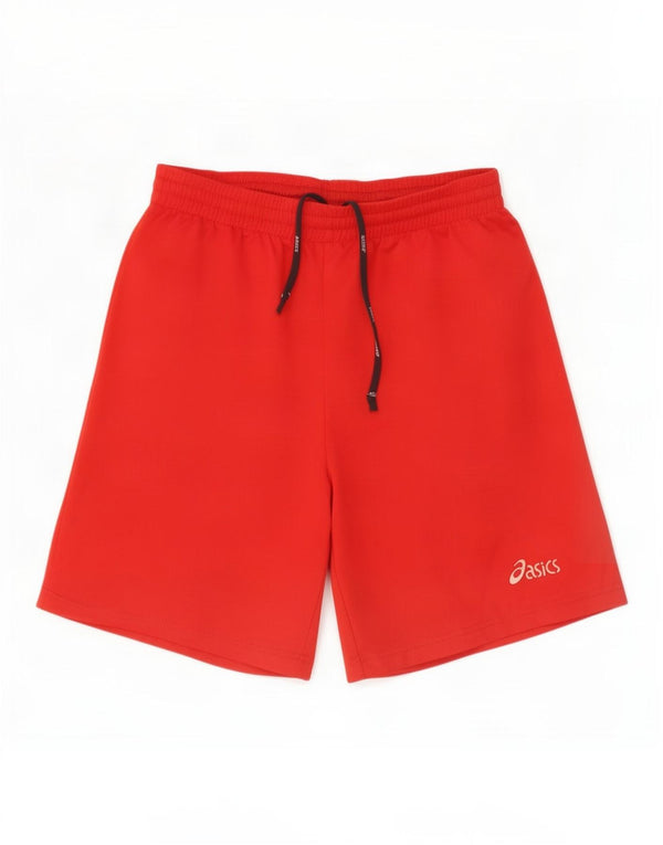 Pantaloncini sportivi da uomo Asics, colore rosso medio, in poliestere