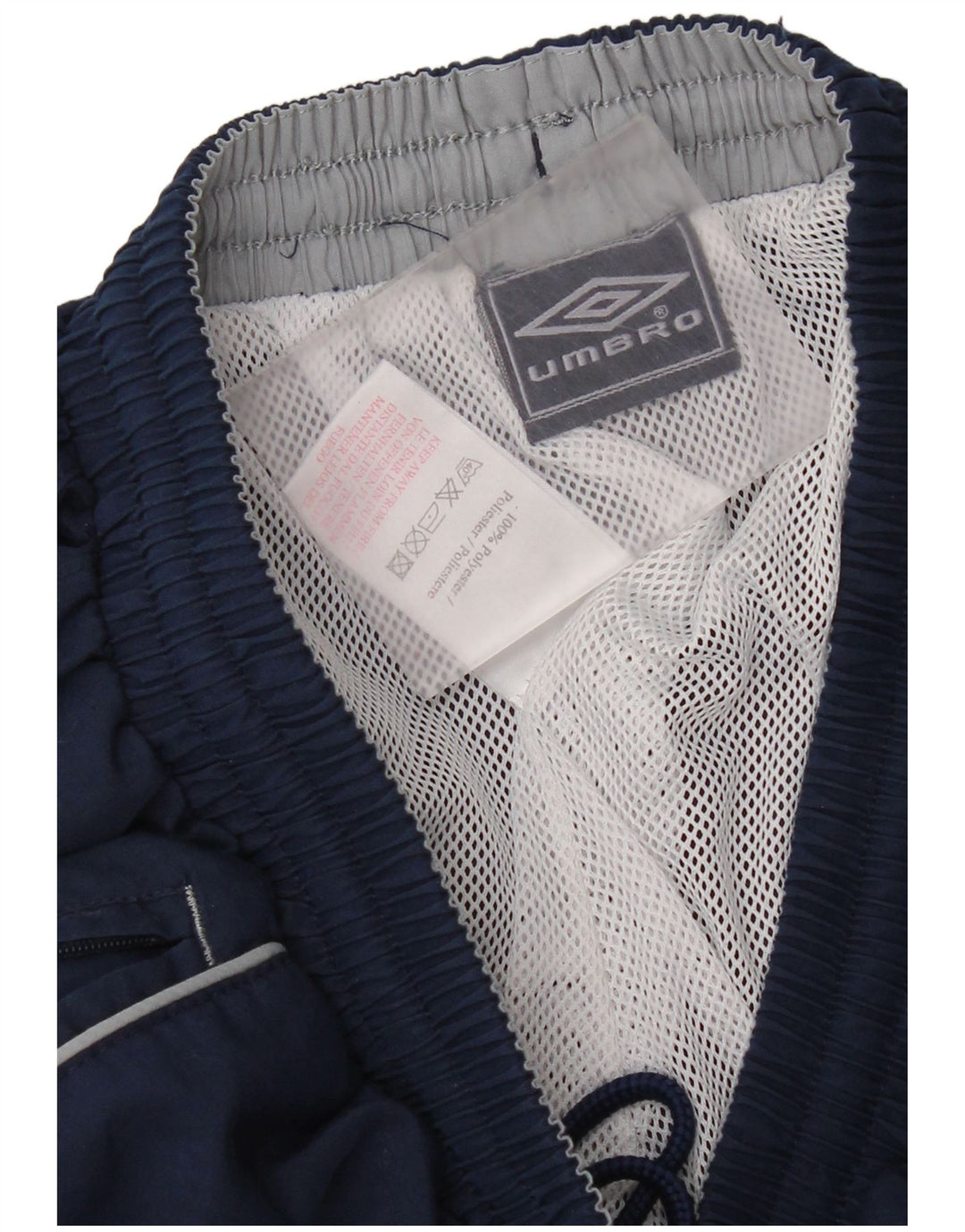 Pantaloni da tuta da uomo Umbro medio in poliestere blu navy