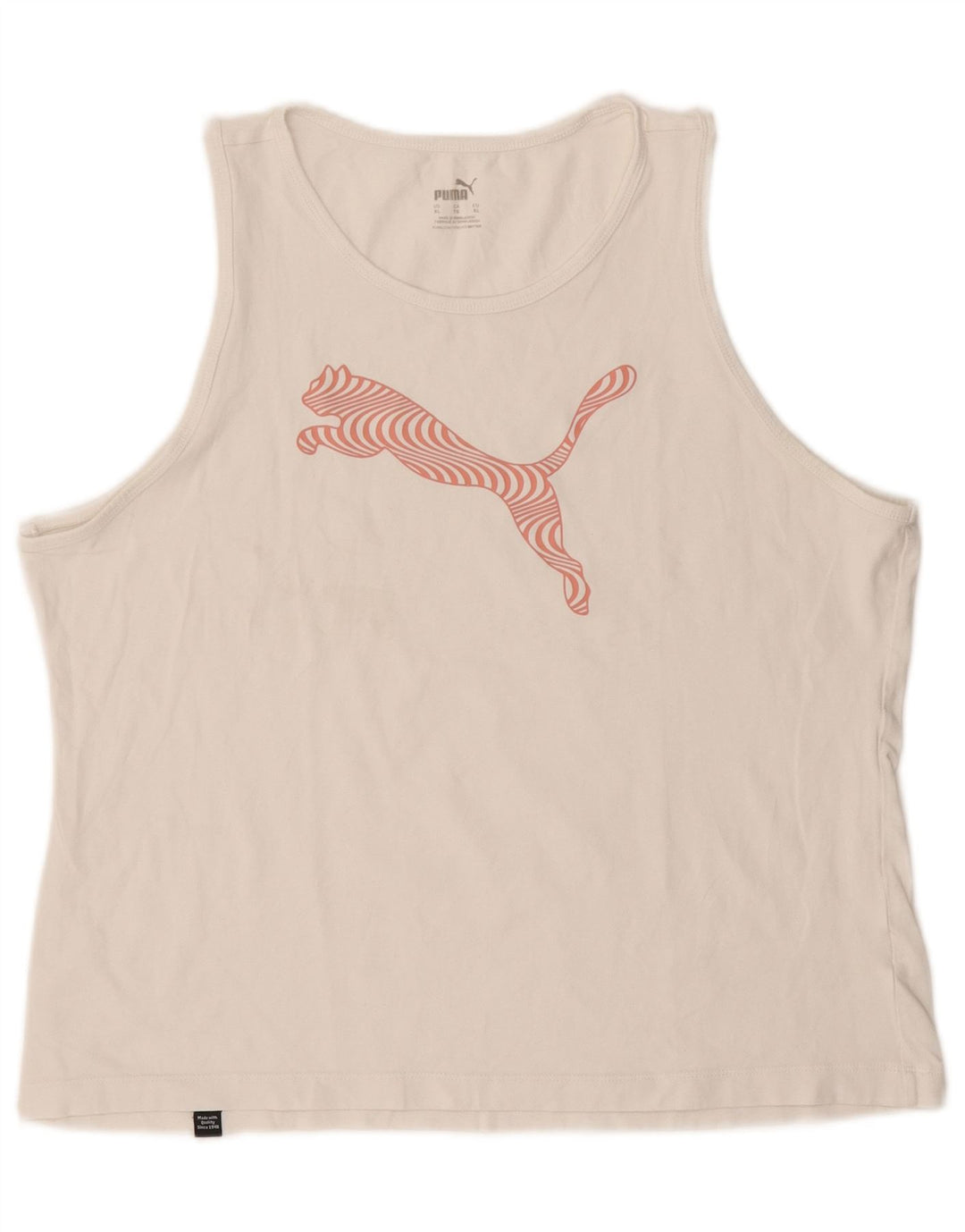 Canotta grafica da donna Puma UK 18 XL Bianca