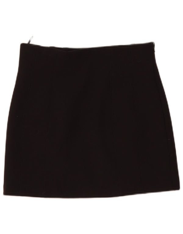 Minigonna da donna Zara media W28 poliestere nero