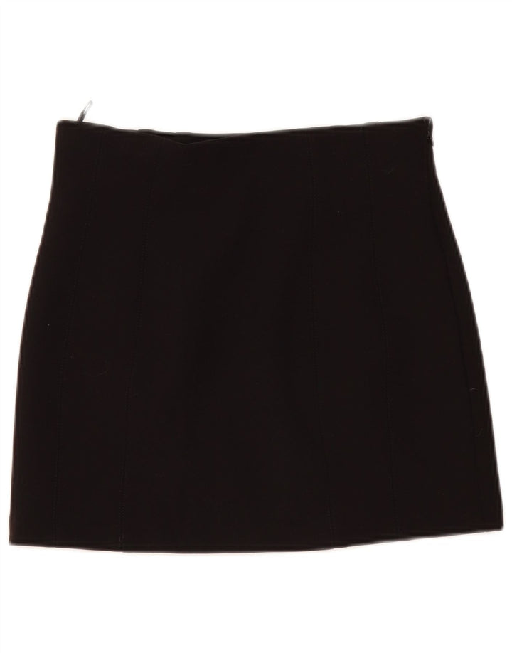 Minigonna da donna Zara media W28 poliestere nero