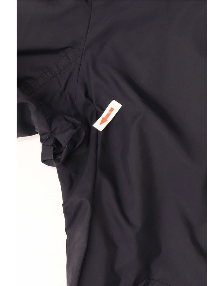 Giacca antipioggia da uomo Hollister UK 38 media nylon blu navy