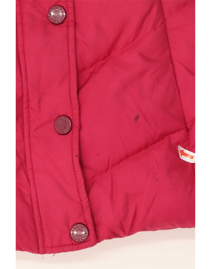 Giacca imbottita con cappuccio da donna Tommy Hilfiger UK 10 Small Rosa Poliestere