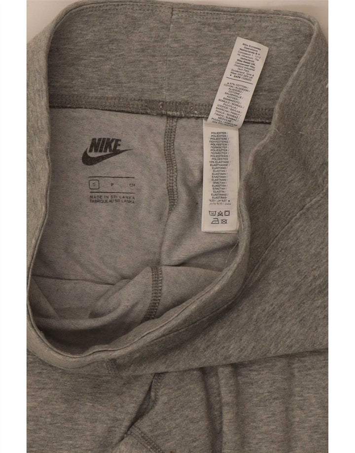 Leggings grafici da donna Nike UK 8 piccoli in cotone grigio