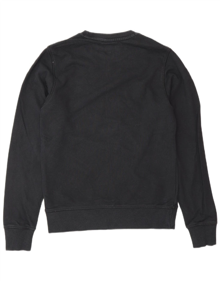 New Balance Uomo Felpa Maglione Piccolo Cotone Nero