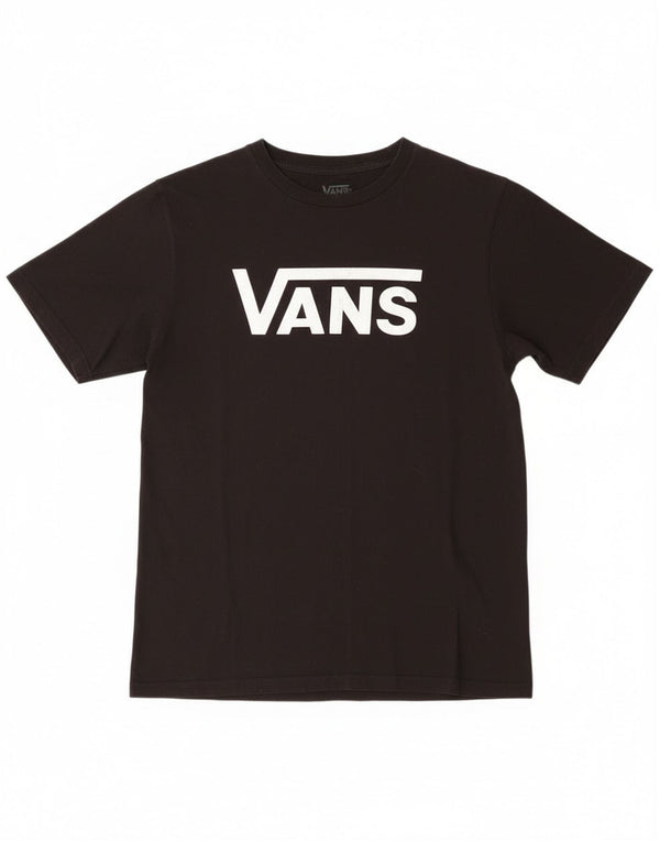 T-shirt grafica da bambino Vans Classic Fit 13-14 anni XL in cotone nero