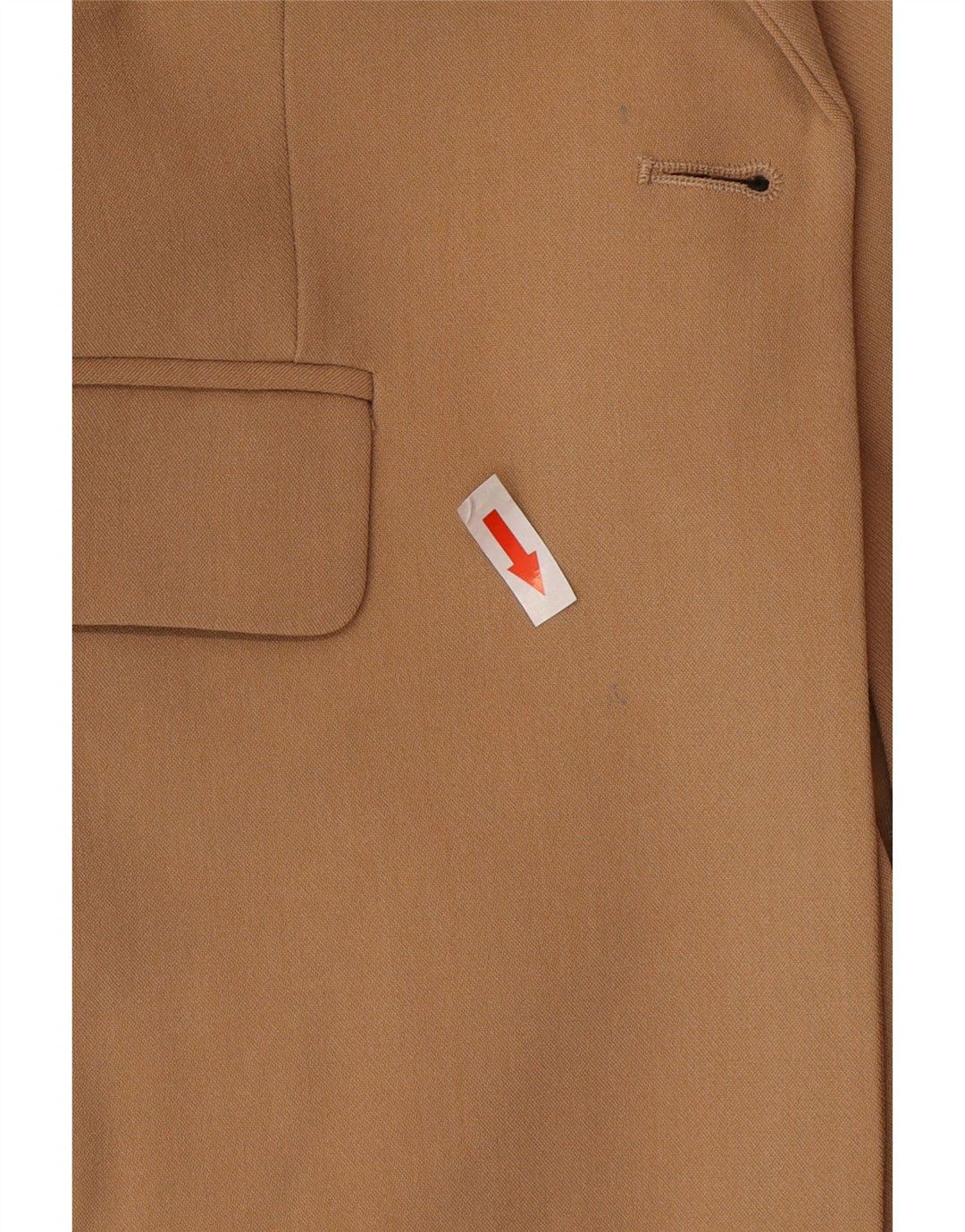 Giacca blazer a 1 bottone da donna Zara UK 6 XS poliestere beige