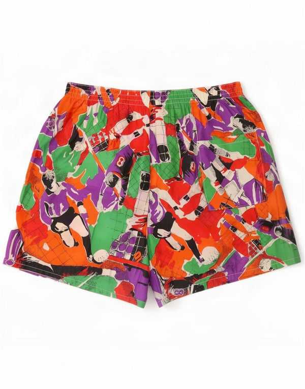 Brugi Pantaloncini sportivi da ragazzo con motivo astratto 14-15 anni Multicolori