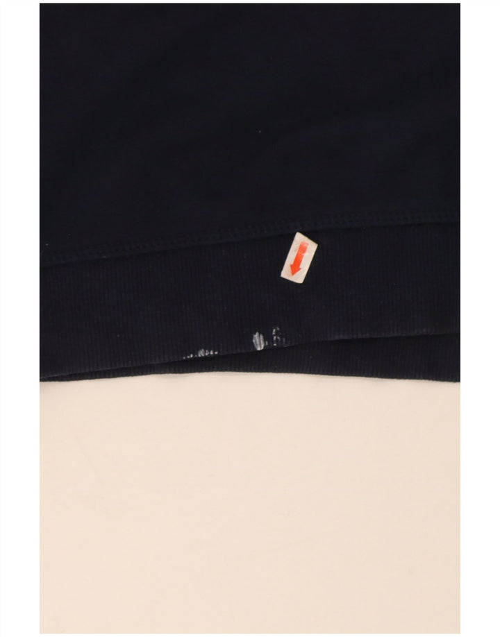 Felpa da uomo James Pringle Maglione grande in cotone blu navy