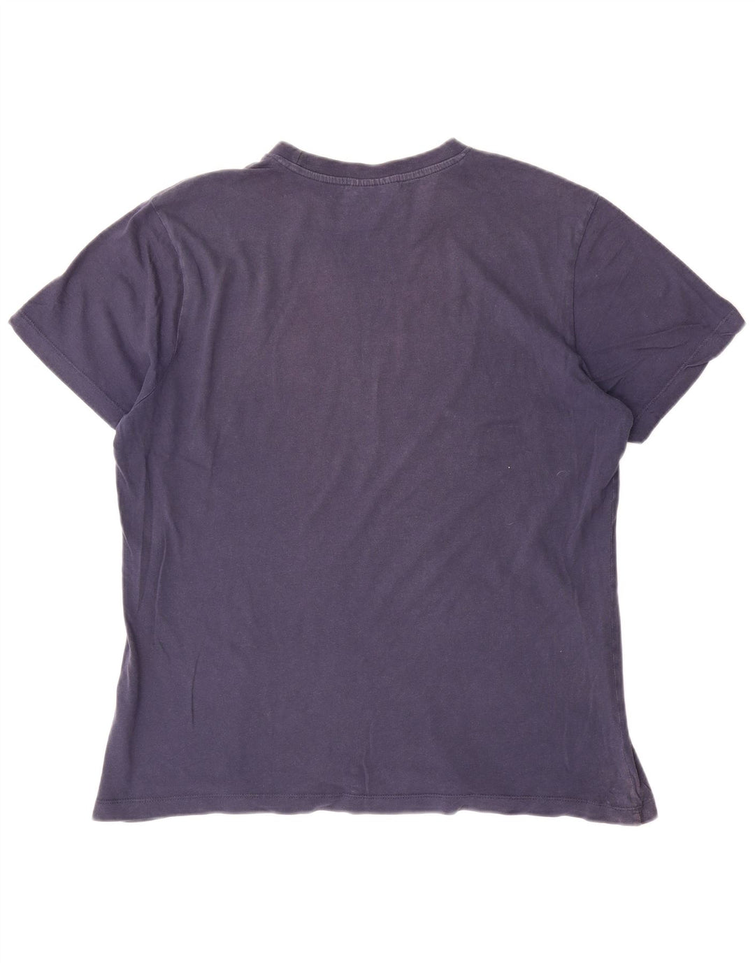 T-shirt grafica da uomo Kappa Top Large in cotone blu navy