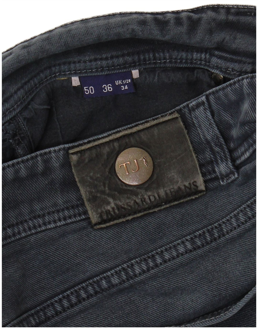 Jeans Dritti Uomo TRUSSARDI IT 50 Large W34 L28 Blu