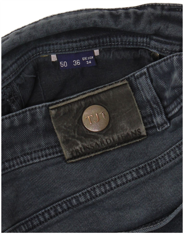 Jeans Dritti Uomo TRUSSARDI IT 50 Large W34 L28 Blu