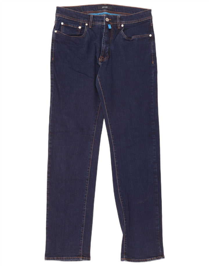 Jeans slim da uomo Pierre Cardin W34 L34 Blu navy