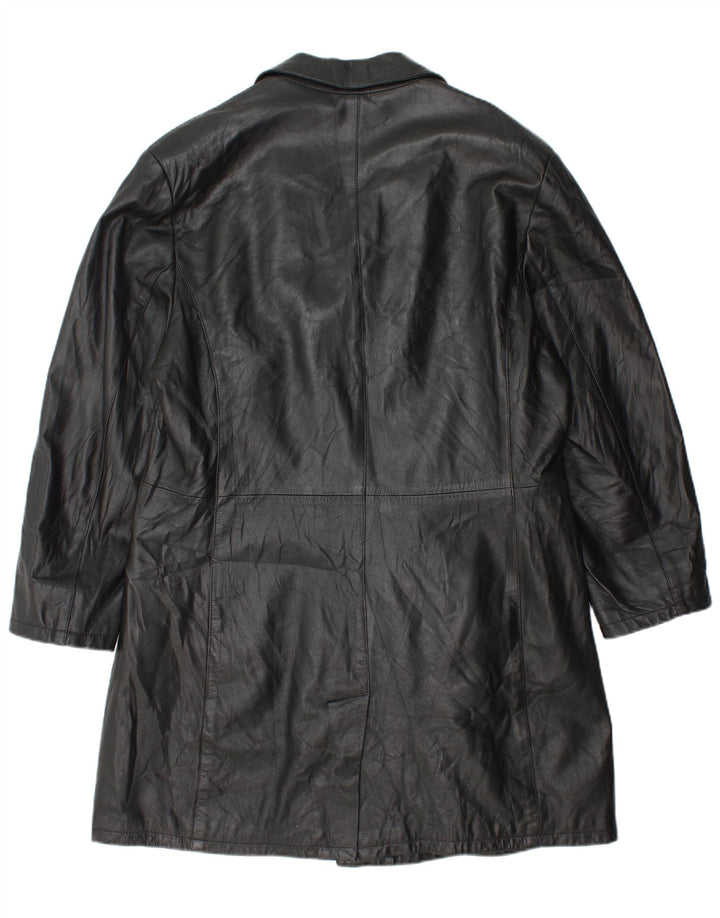 MARTIN'S Cappotto in Pelle da Uomo IT 52 XL Pelle Nera