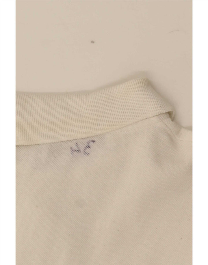 Polo da uomo Moschino in cotone bianco medio