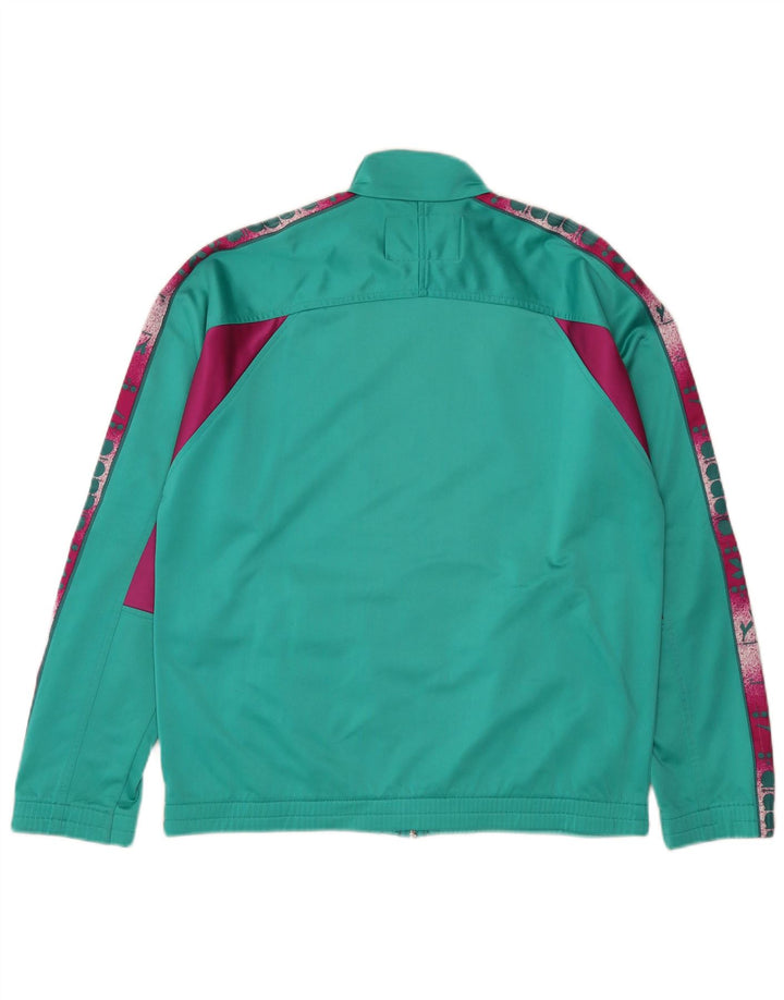 Giacca da tuta grafica da uomo Diadora UK 38 Colorblock verde medio