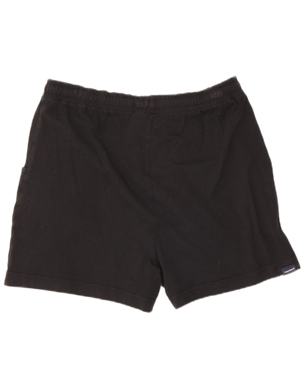 Pantaloncini sportivi Reebok da donna UK 14 grandi in cotone nero
