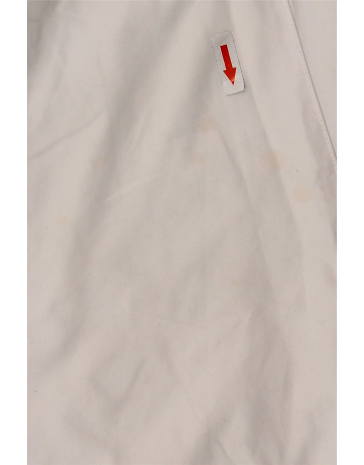 Pantaloncini sportivi da uomo Asics, grandi, in poliestere color block bianco