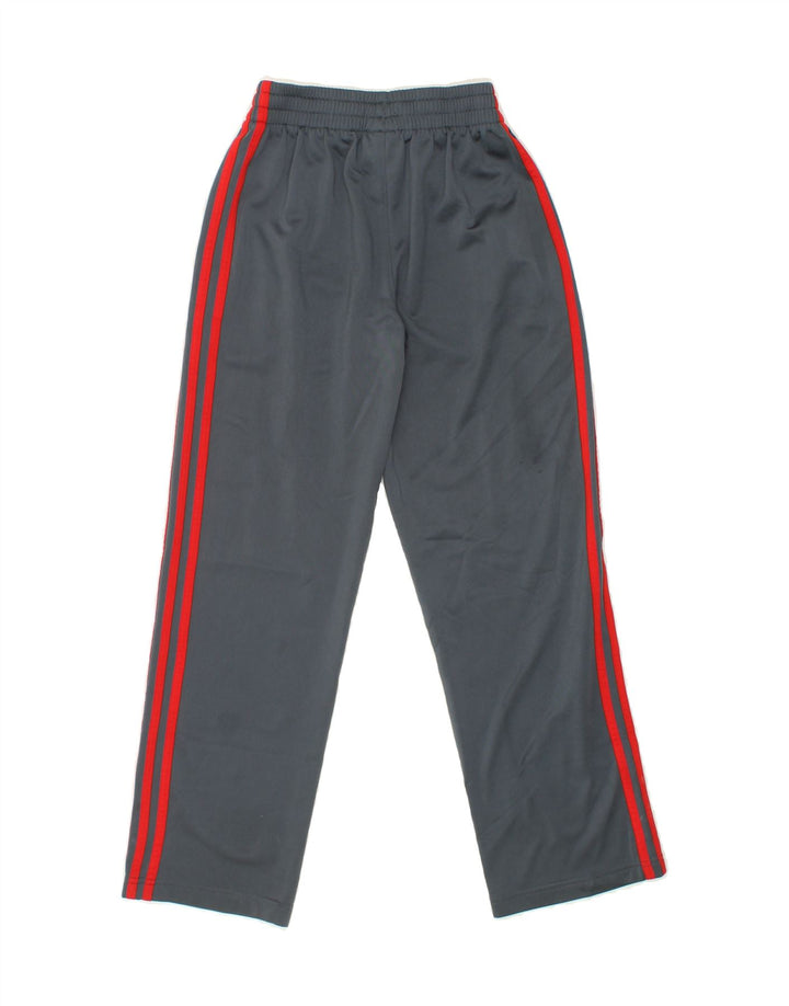 ADIDAS Boys Tracksuit Trousers 10-11 Years Grey Colourblock Polyester Vintage Adidas and Second-Hand Adidas from Messina Hembry 