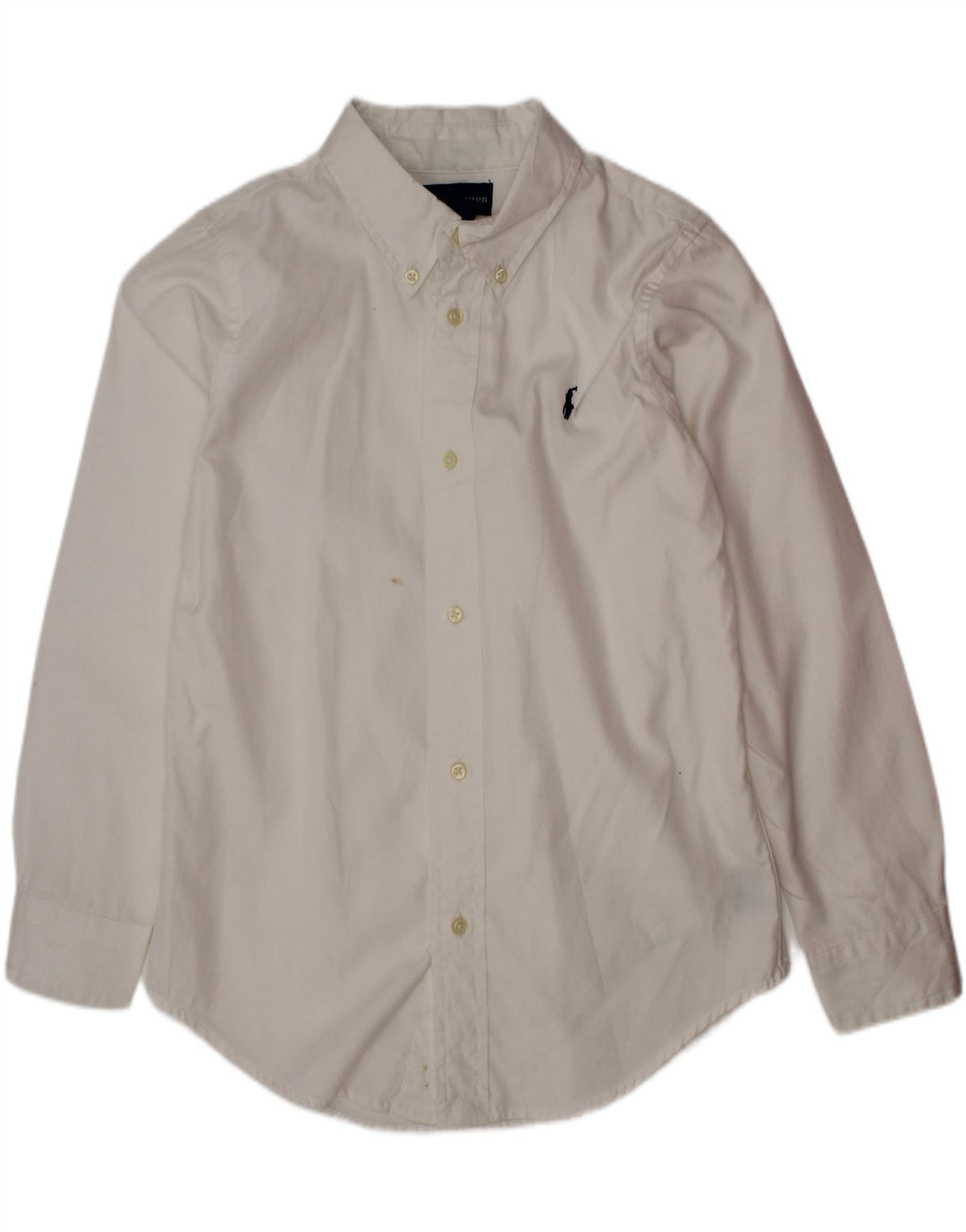 Camicia Ralph Lauren per ragazzi 6-7 anni in cotone bianco