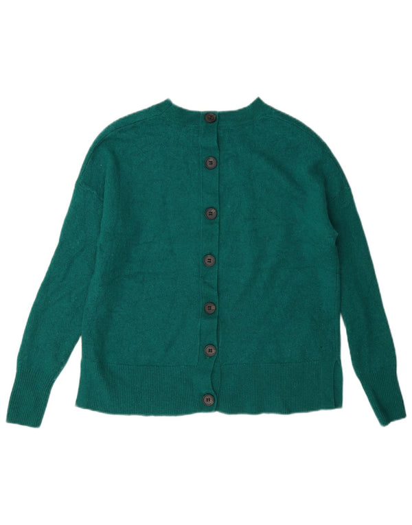 Maglione maglione girocollo oversize da donna Hobbs UK 6 XS lana verde