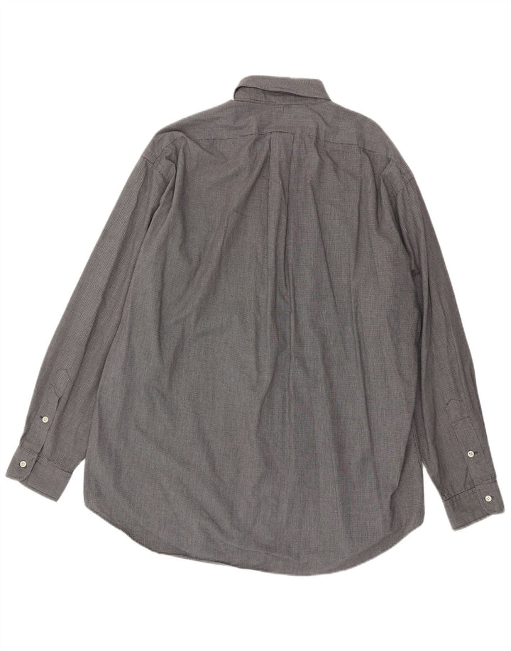 Polo Ralph Lauren Camicia Blaire da uomo grande in cotone a quadretti grigio