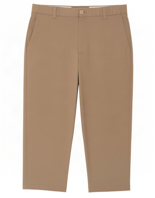 Pantaloni Capri da uomo Zara EU 42 Large W32 L21 Cotone beige