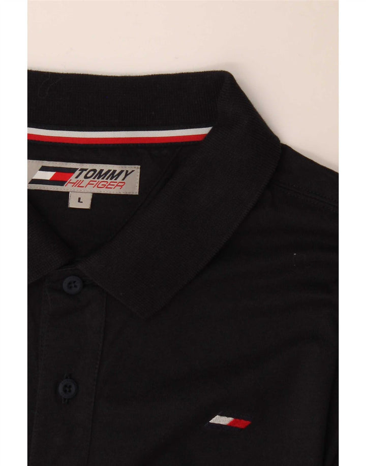 Polo da uomo Tommy Hilfiger grande blu navy
