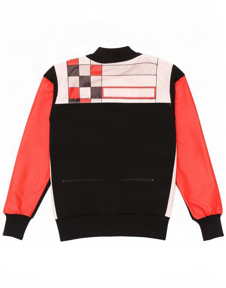 Giacca da tuta da uomo vintage color block medio multicolore
