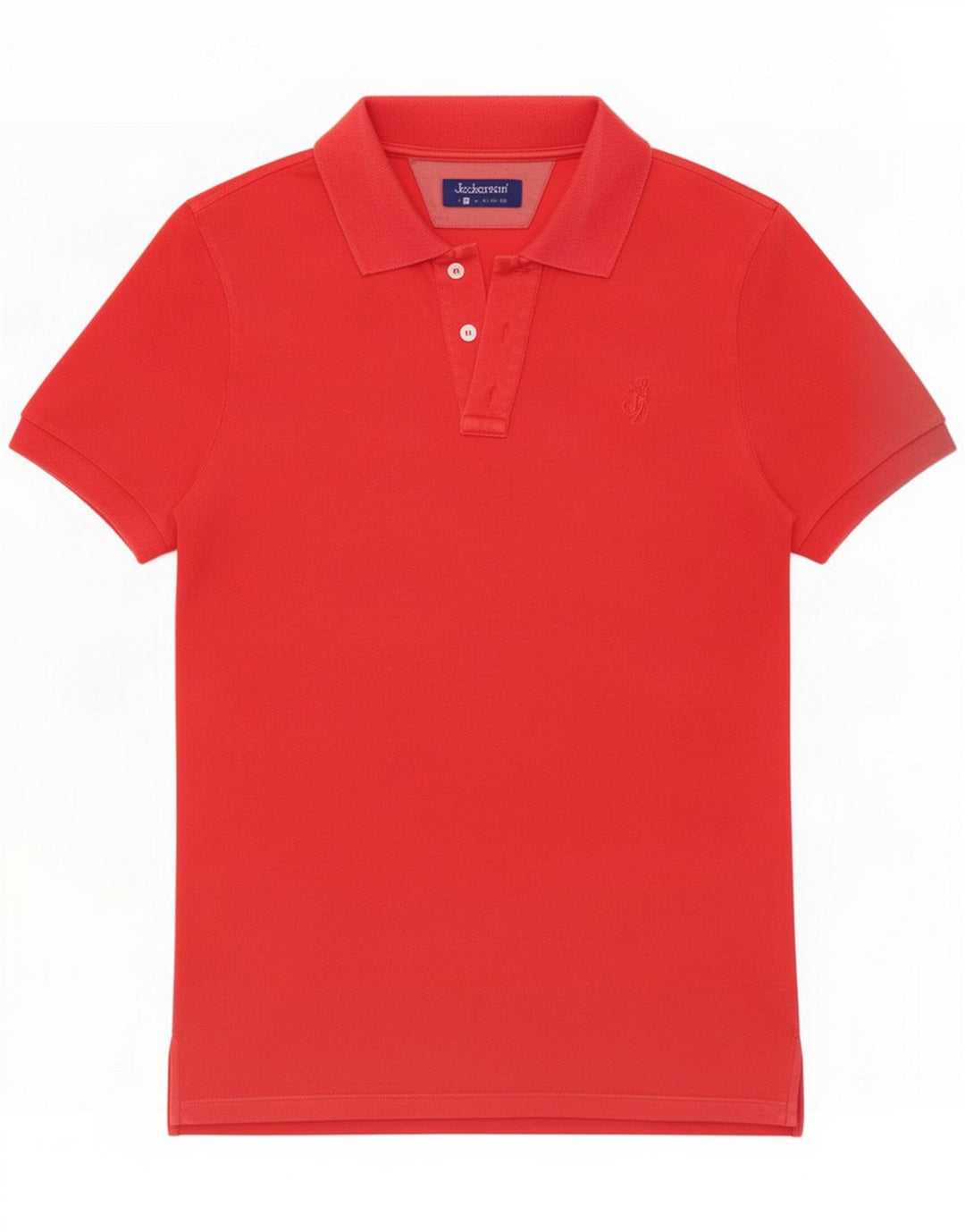 Jeckerson Polo da uomo rosso medio Cotone