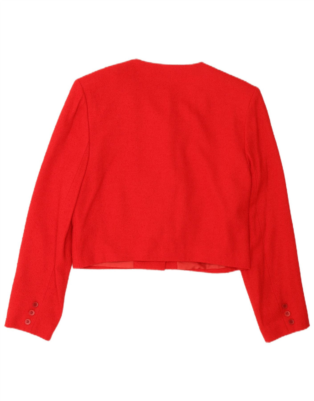Giacca blazer a 4 bottoni corta da donna Pimkie EU 36 piccola viscosa rossa