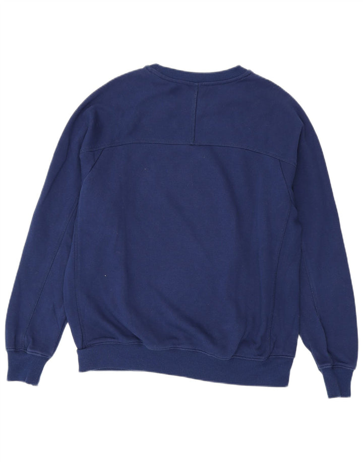 Felpa da uomo Umbro in cotone blu medio