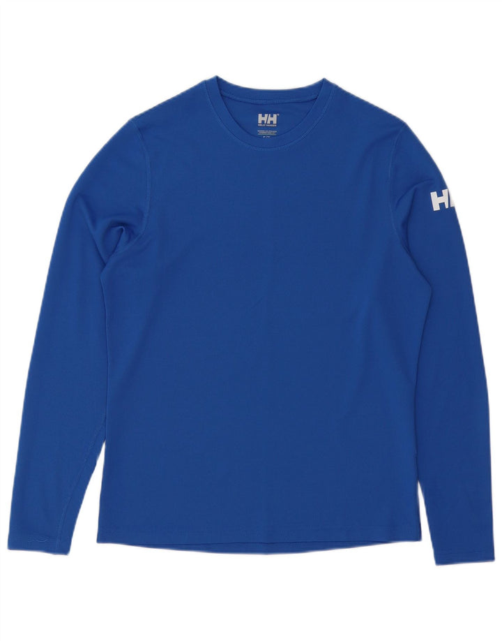 Helly Hansen Top da uomo a manica lunga piccolo in poliestere blu