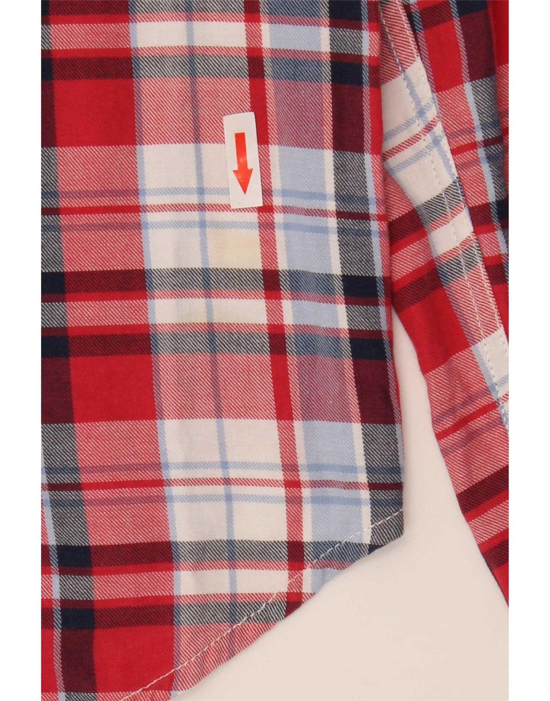 Camicia da donna Levi's UK 14 cotone a quadri rossi medi