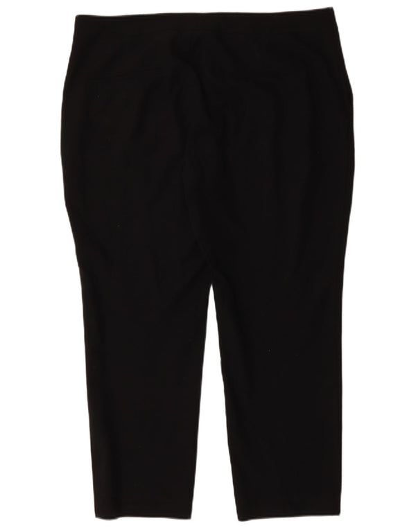 Pantaloni chino dritti da donna Zara EU 42 Large W32 L26 neri