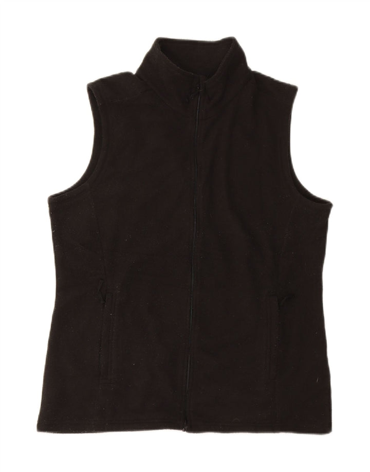 MOUNTAIN WAREHOUSE Womens Fleece Gilet UK 14 Large Black
