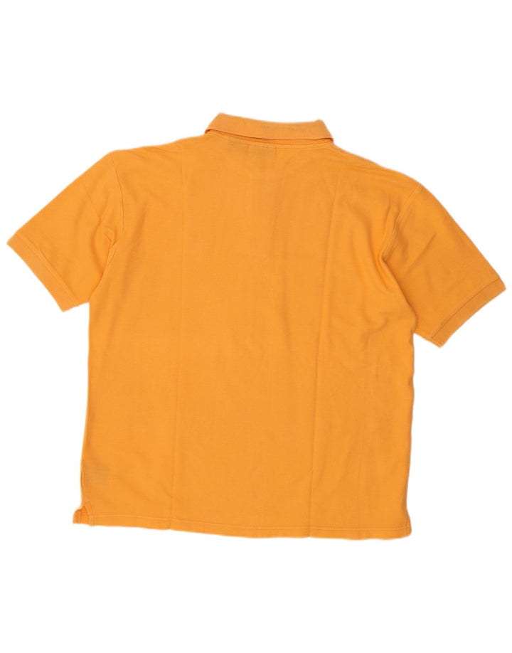 Polo da uomo Fila Large in cotone arancione