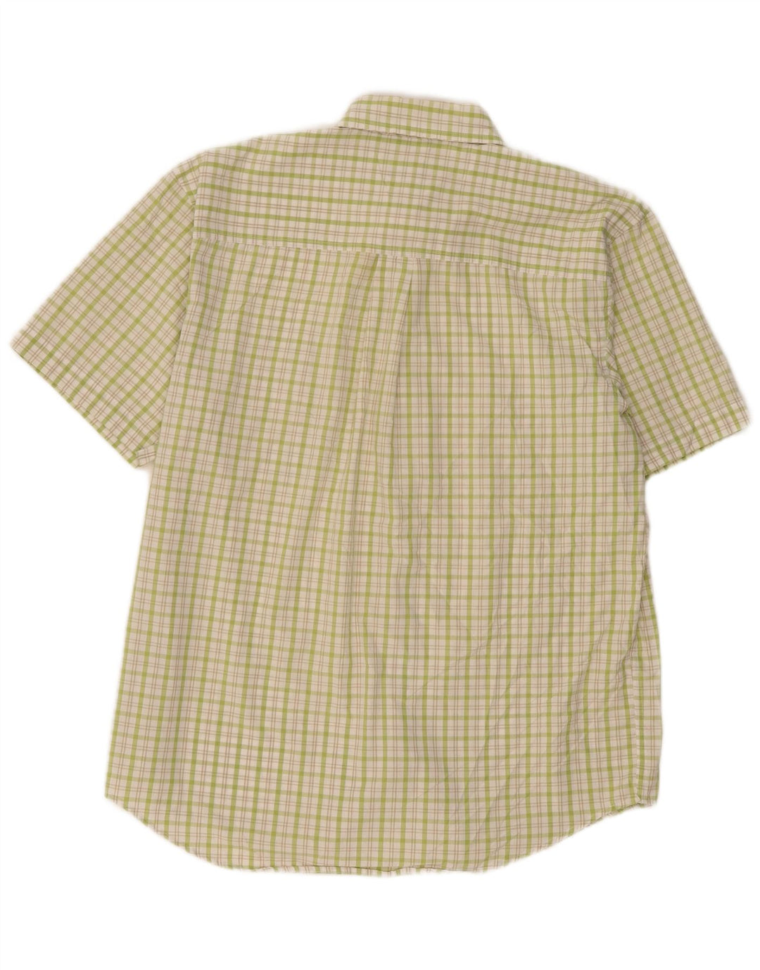 Camicia da uomo a quadri Regular Fit Izod, cotone a quadri verdi grandi