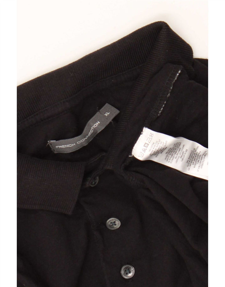 Polo da uomo French Connection XL in cotone nero