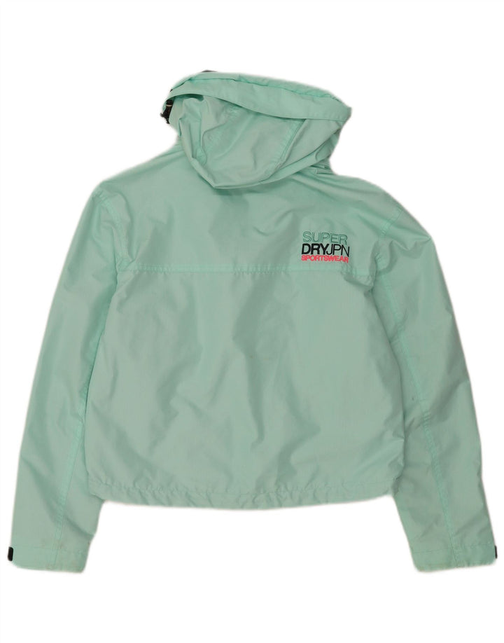 Giubbotto bomber grafico da donna Superdry The Windcheater UK 8 piccolo turchese