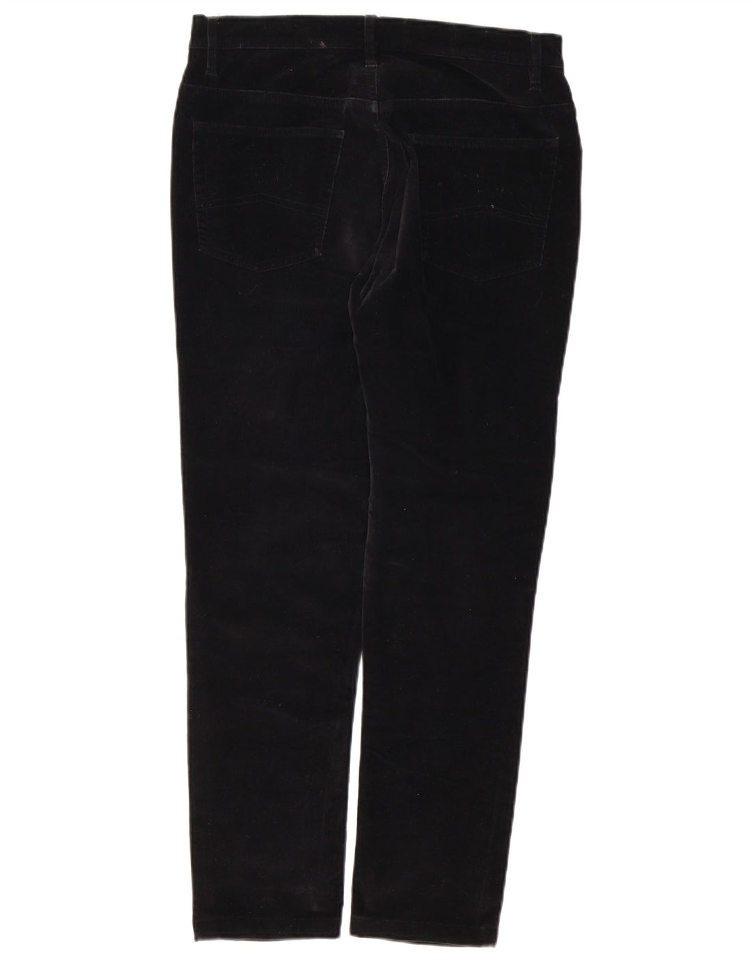 MARLBORO CLASSICS Pantaloni slim da donna in velluto a coste W29 L28 cotone nero