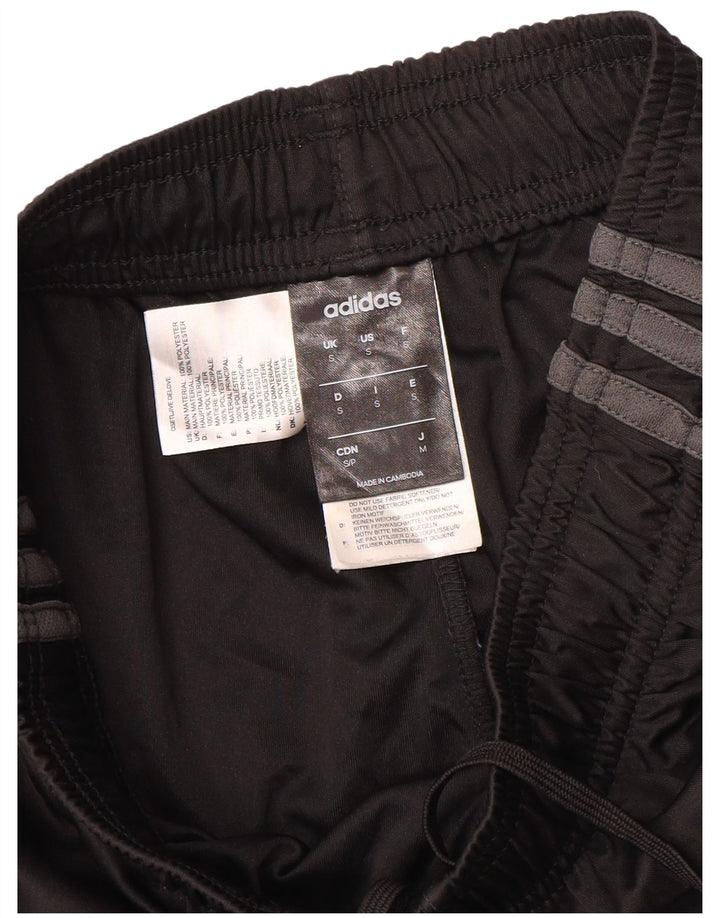 Pantaloncini sportivi Adidas Climalite da uomo piccoli in poliestere nero