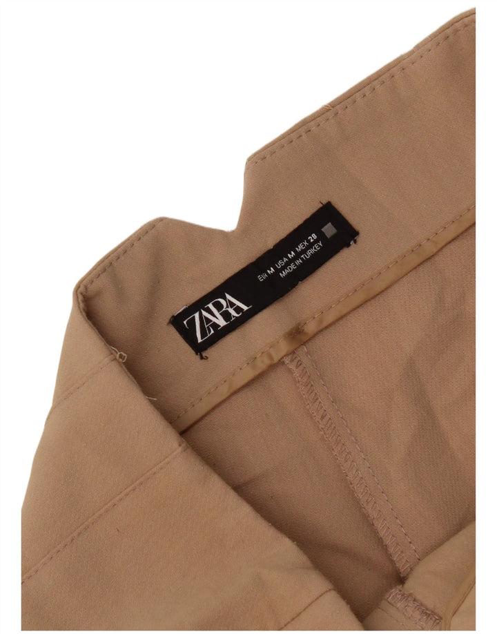 Pantaloni da abito affusolati Zara da donna medi W28 L26 Beige